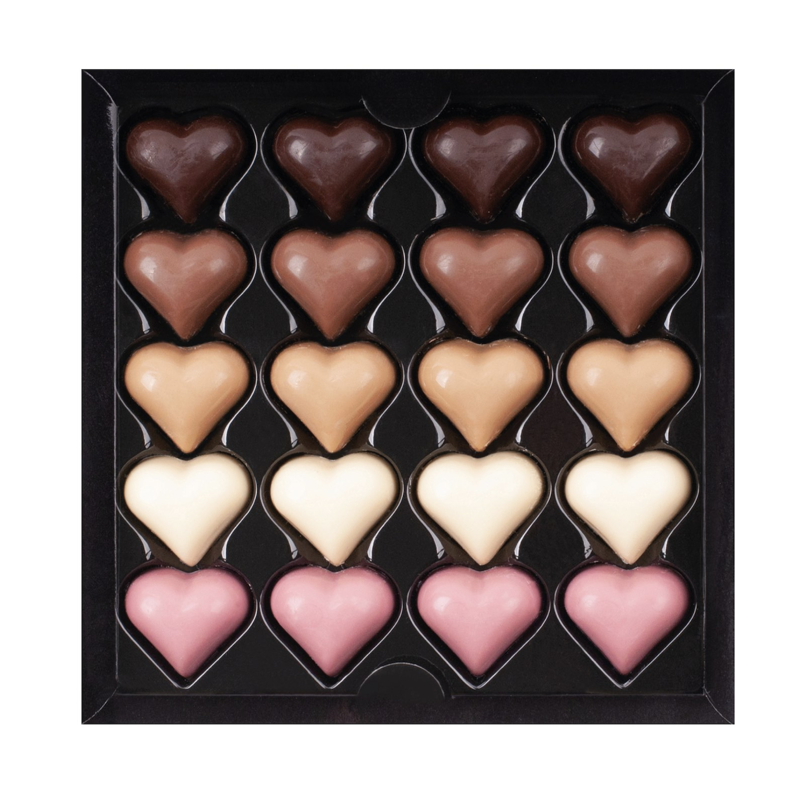 Colecția Love - Inimi de ciocolată cu umplutură