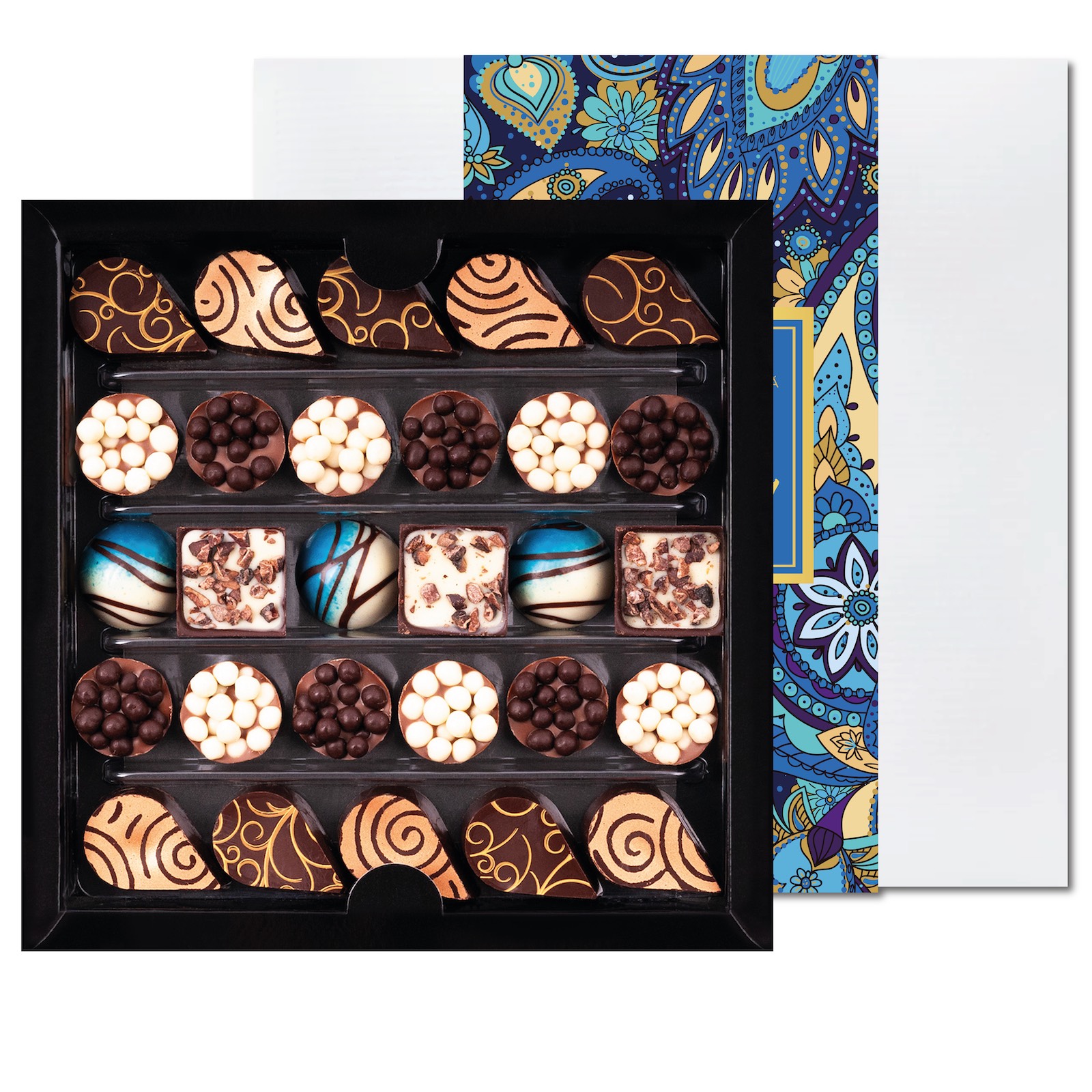 Colecția Gentleman - Bomboane de ciocolată cu umplutură