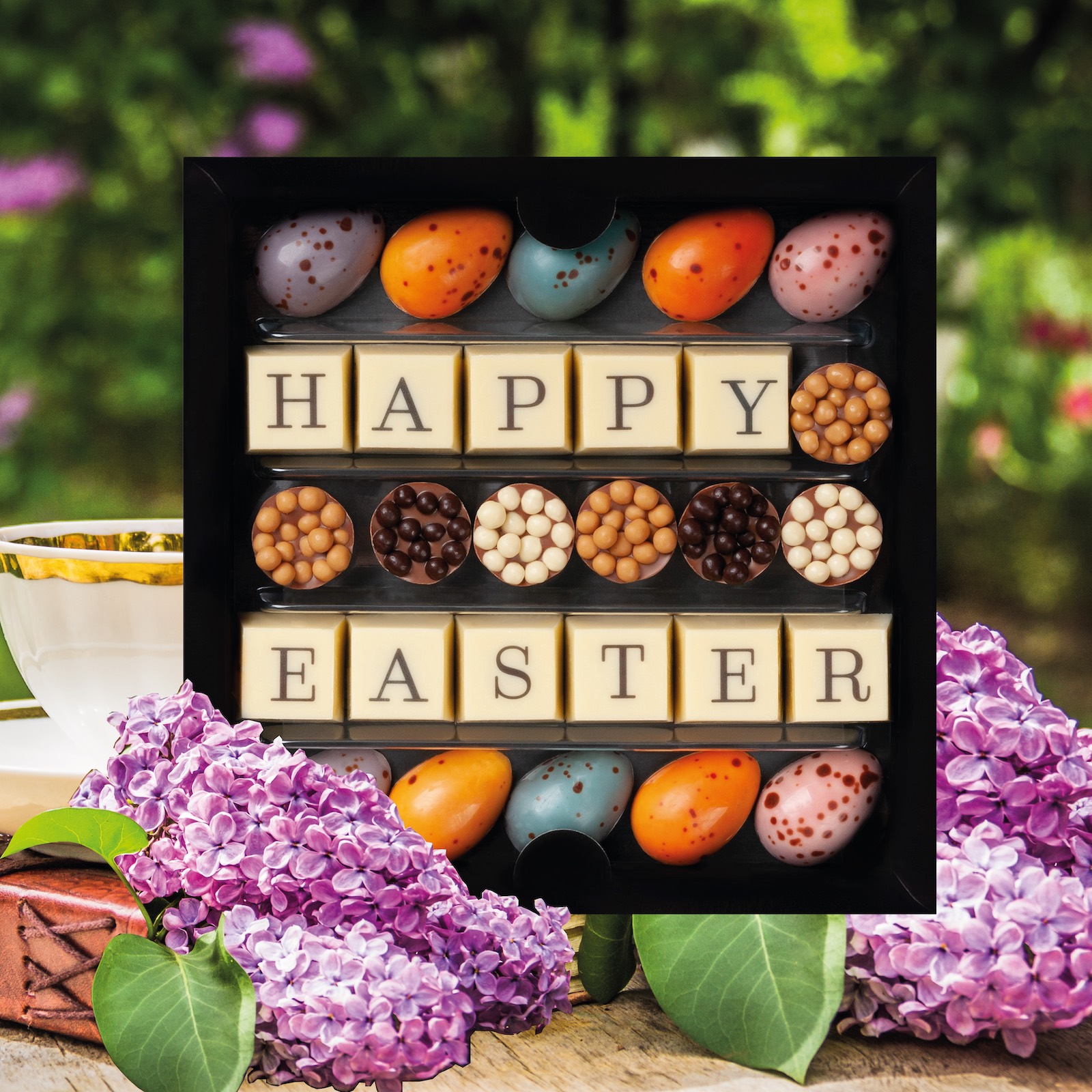 Colecția Paște Fericit - Bomboane de ciocolată Happy Easter 200G