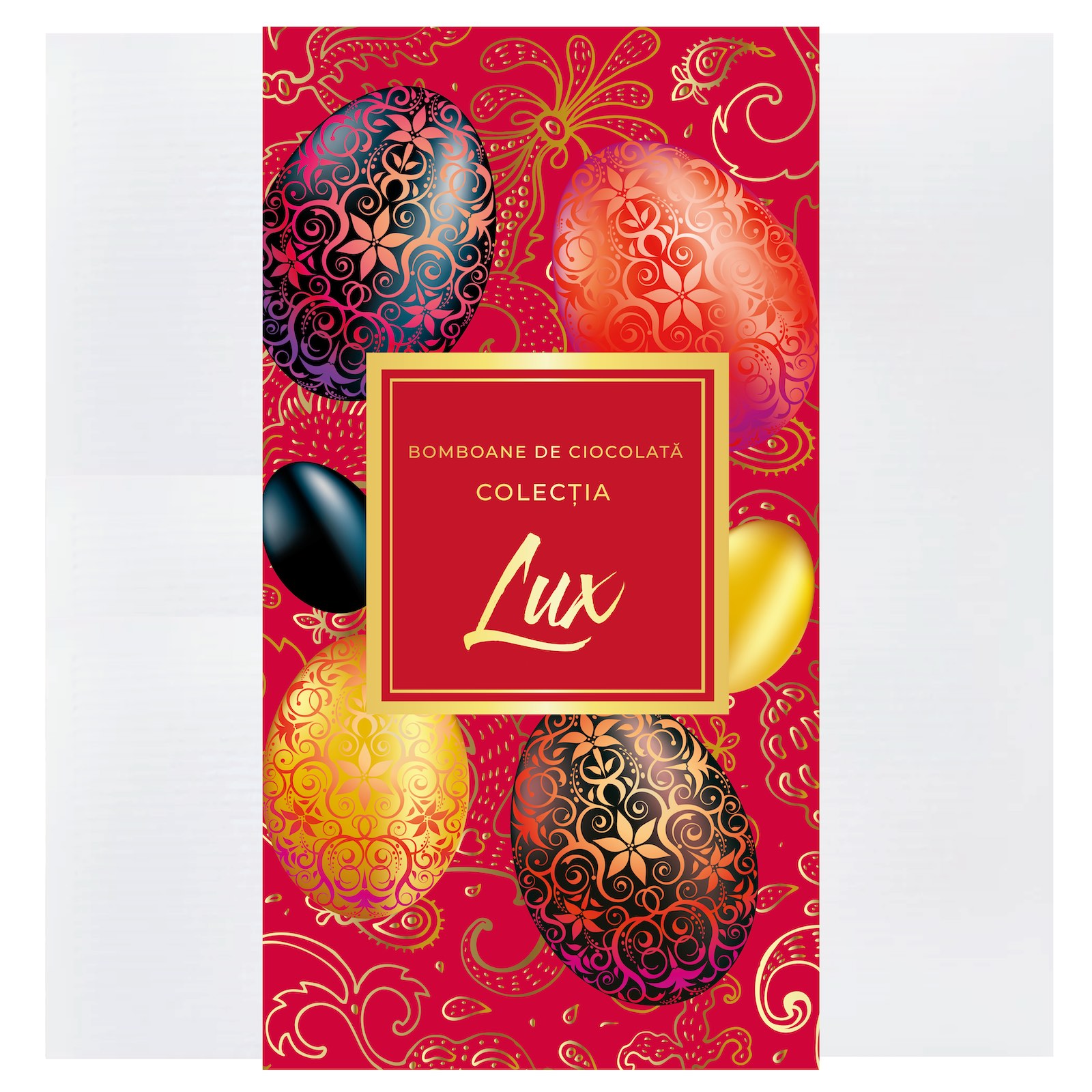 Colecția Lux Paște - Bomboane de ciocolată cu umplutură 200G - 2
