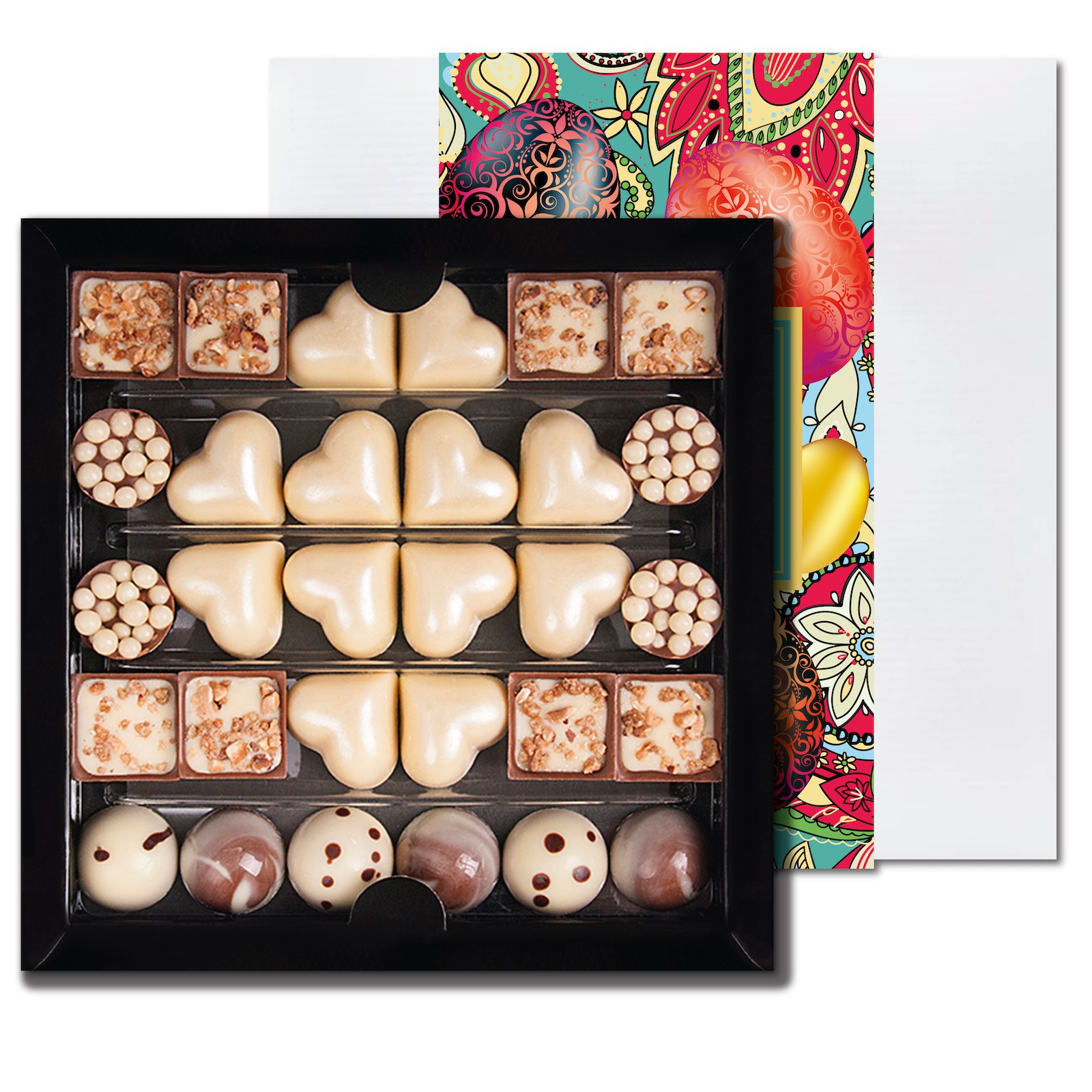 Colecția Puritate Paște - Bomboane de ciocolată cu umplutură 215G